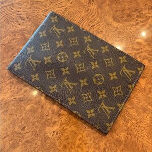 Louis Vuitton Monogram Black and Gold Card Holder
